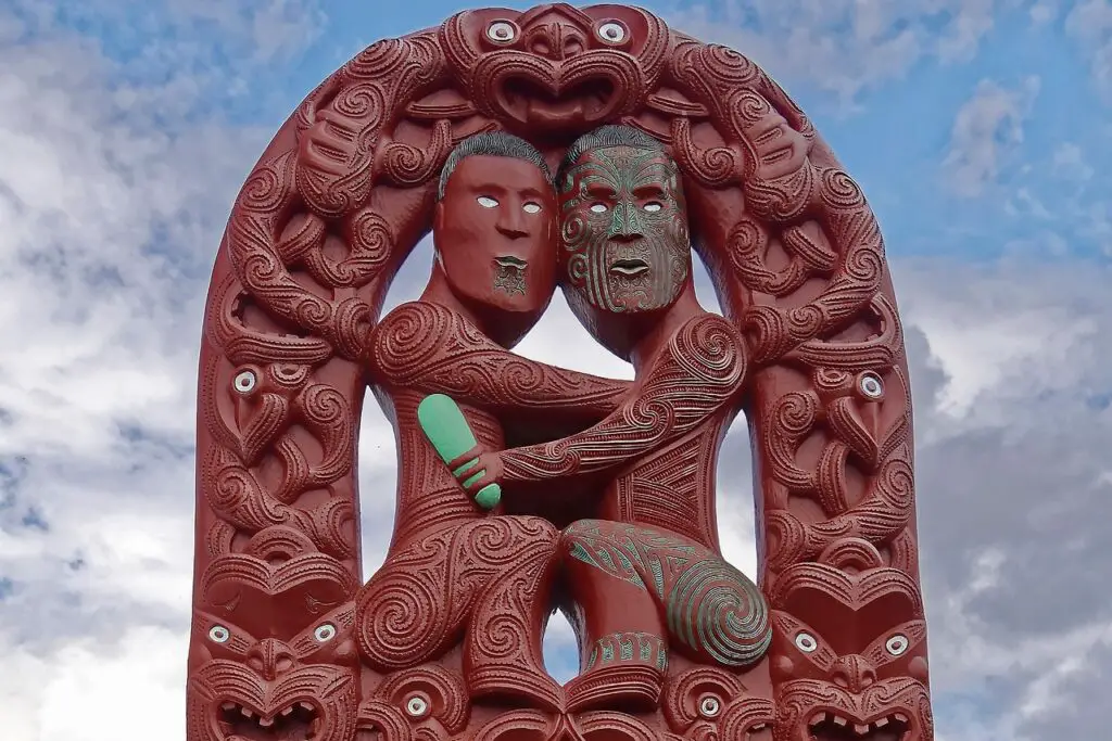 Sculptures maories