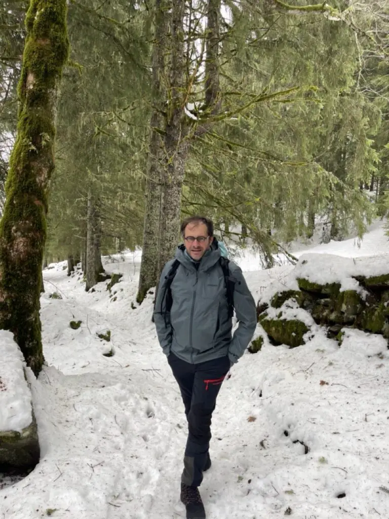 Balade sur la neige dans le massif de belledonne