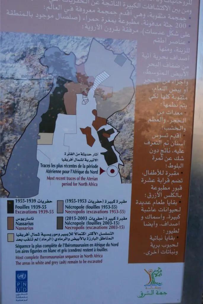 Informations archéologiques sur la grotte des pigeons pres du village de Tafoughalt au Maroc