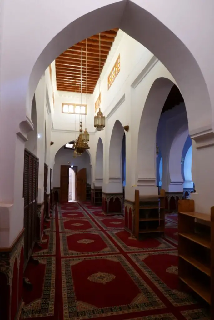 Intérieur d'un batiment de la vile d'Adjir près de Figuig au Maroc