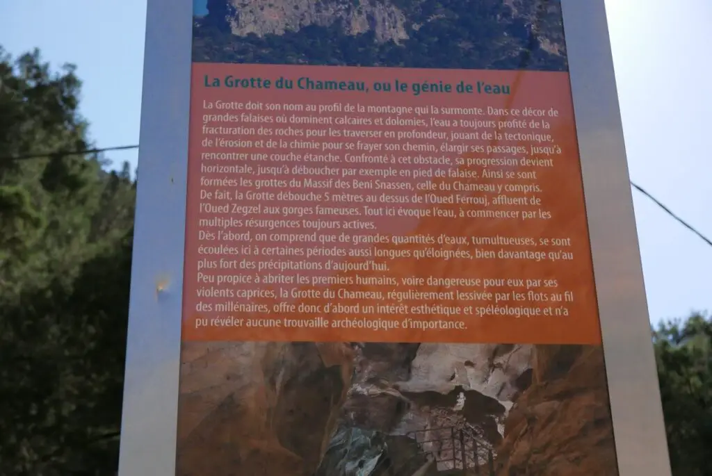 La Grotte du chameau au patrimoine naturel Marocain