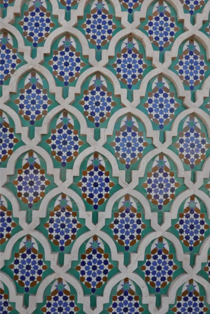 Mur de la Zawiva de Magdah au Maroc