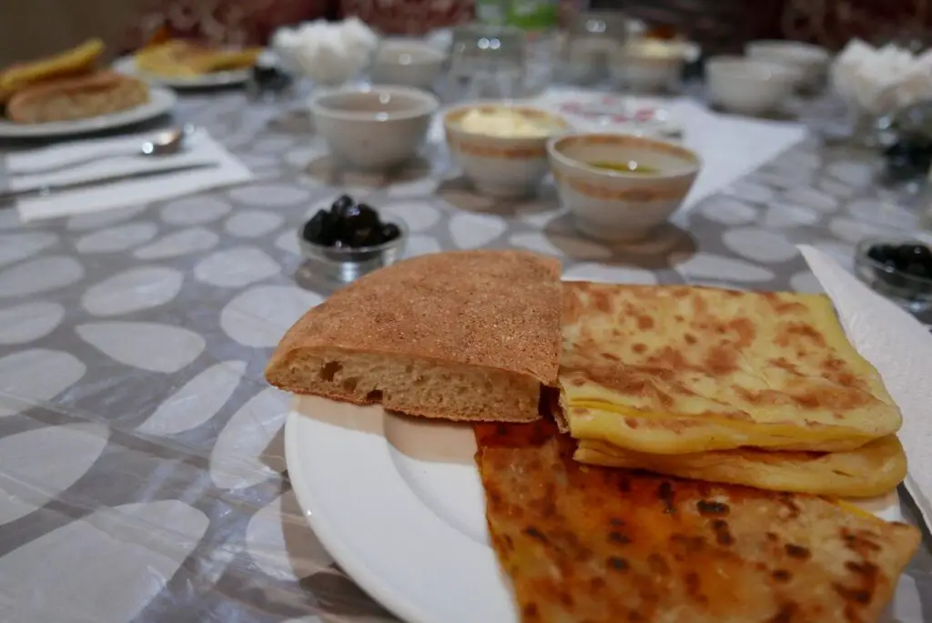 pain marocain, crêpe mehmet et crêpe R'ghaifs