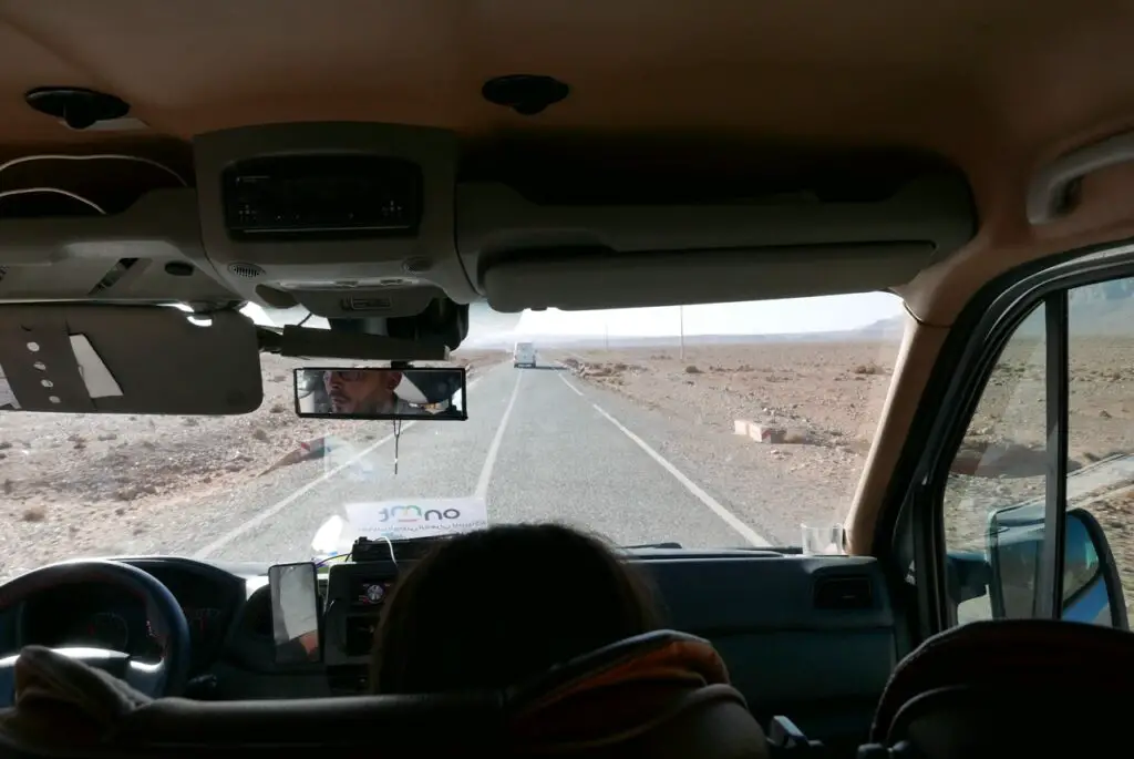 Retour en bus entre Figuig et Oujda au Maroc