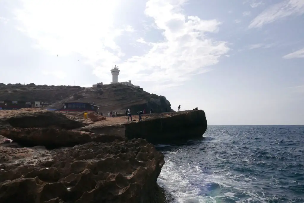 Sur les rochers de Ras El Mar à Kamkoum El Baz au Maroc