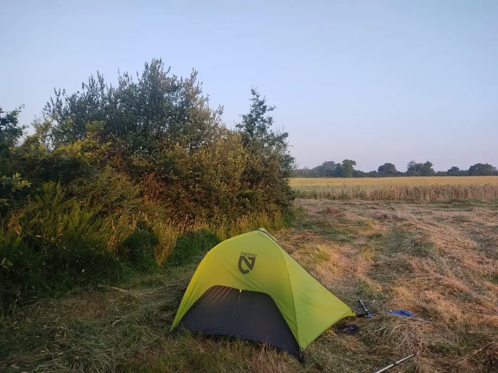 Et hop, le pré une fois fauché, j'ai plus qu'à m’installer dans la campagne du Mesquer