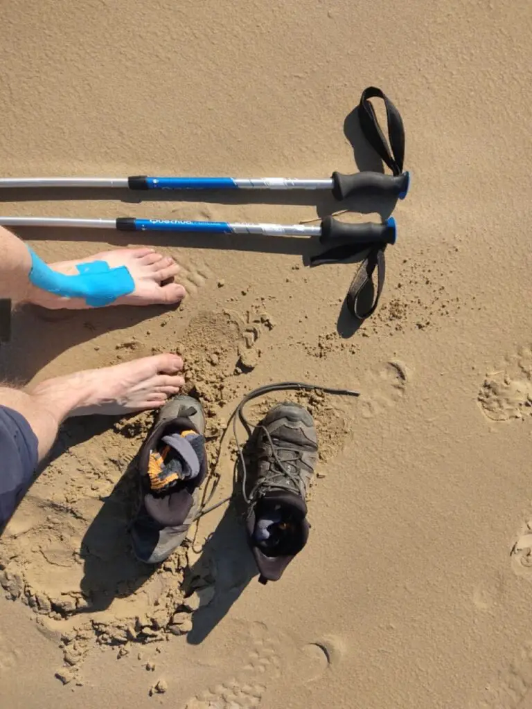 Quelques bandes kinesthésiques et c'est reparti ! Sur la plage du côté de Locquirec