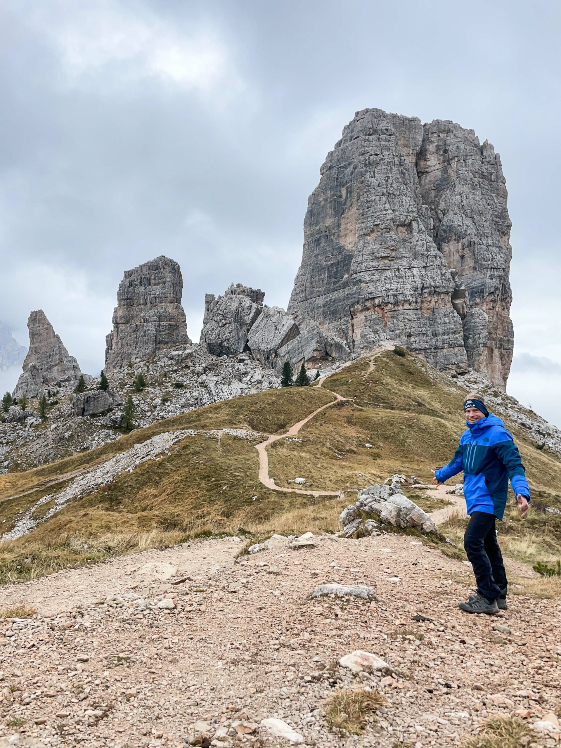 Randonnée au cinque torri Dolomites