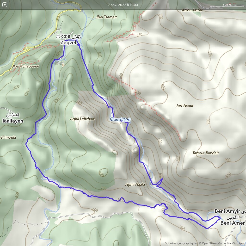 Rando de 4H dans les gorges de Zegzel et Didi dans le massif de Béni Snassen au Maroc