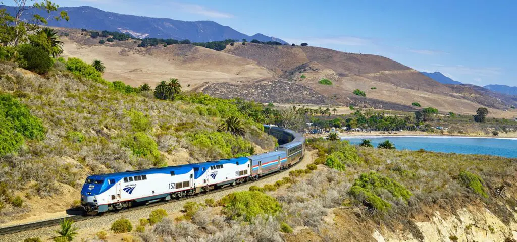 voyage en train avec le Coast Starlight