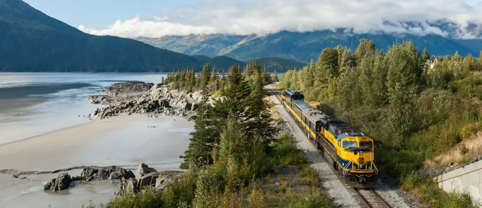 Voyage en train sur le RailRoad alaska