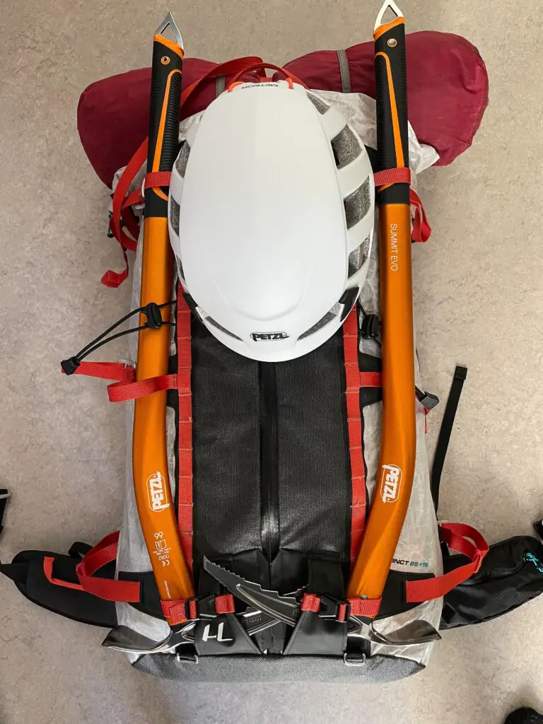 Ferrino Instinct mountaineering Helmet ice ax holder