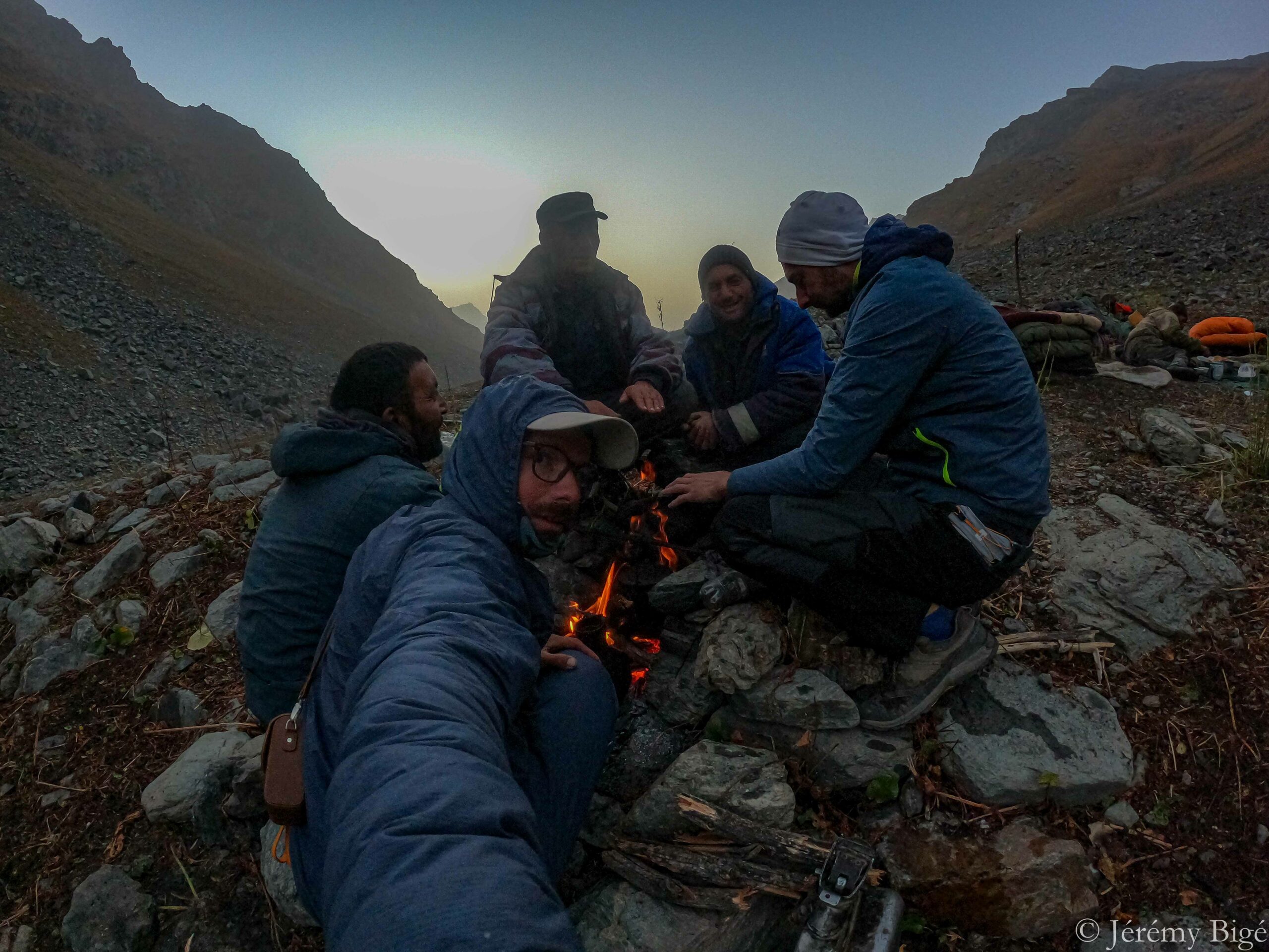 Nuit avec des bergers lors de ma traversée du Tadjikistan à pied