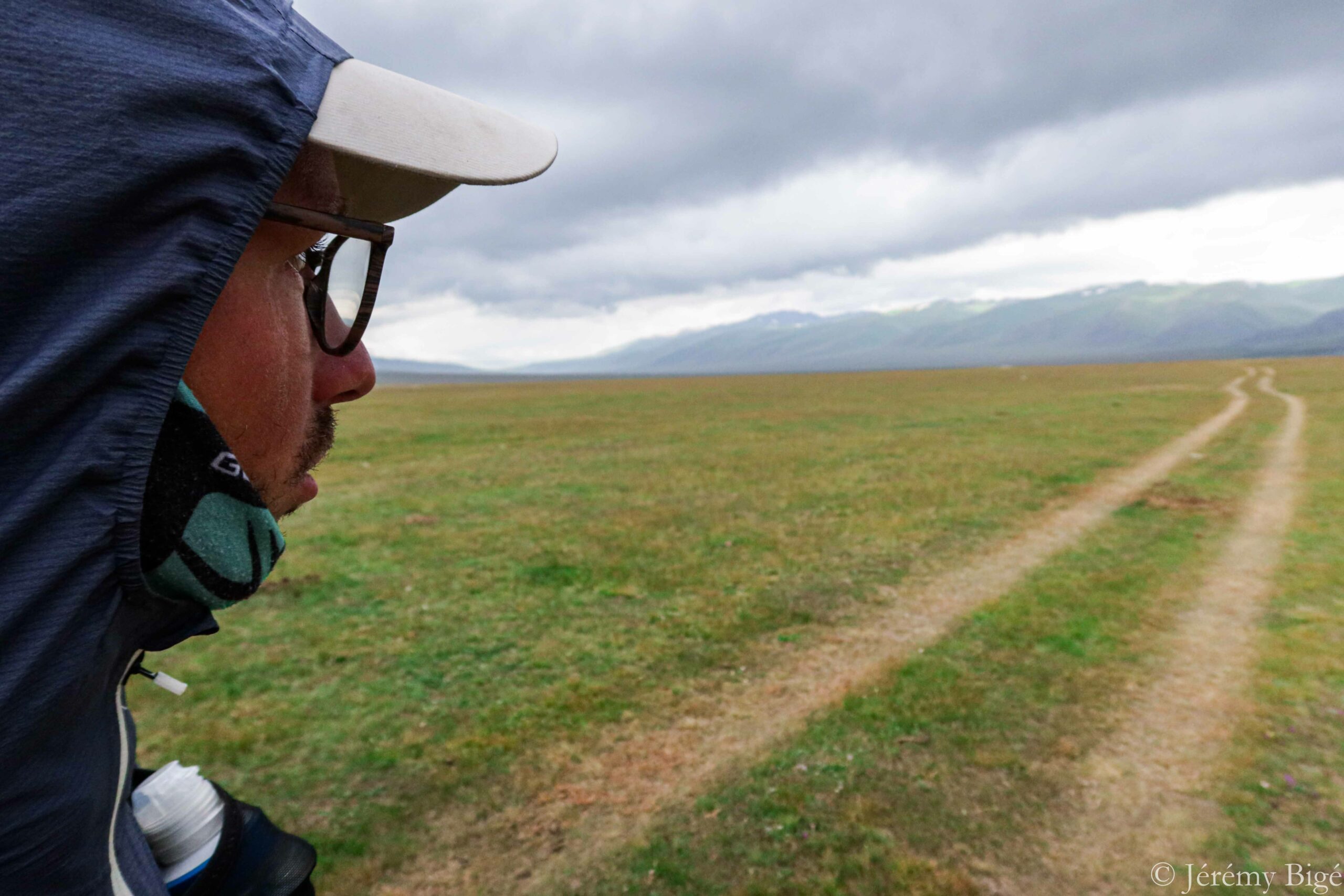 L'immensité de la steppe de Kara-Saz.