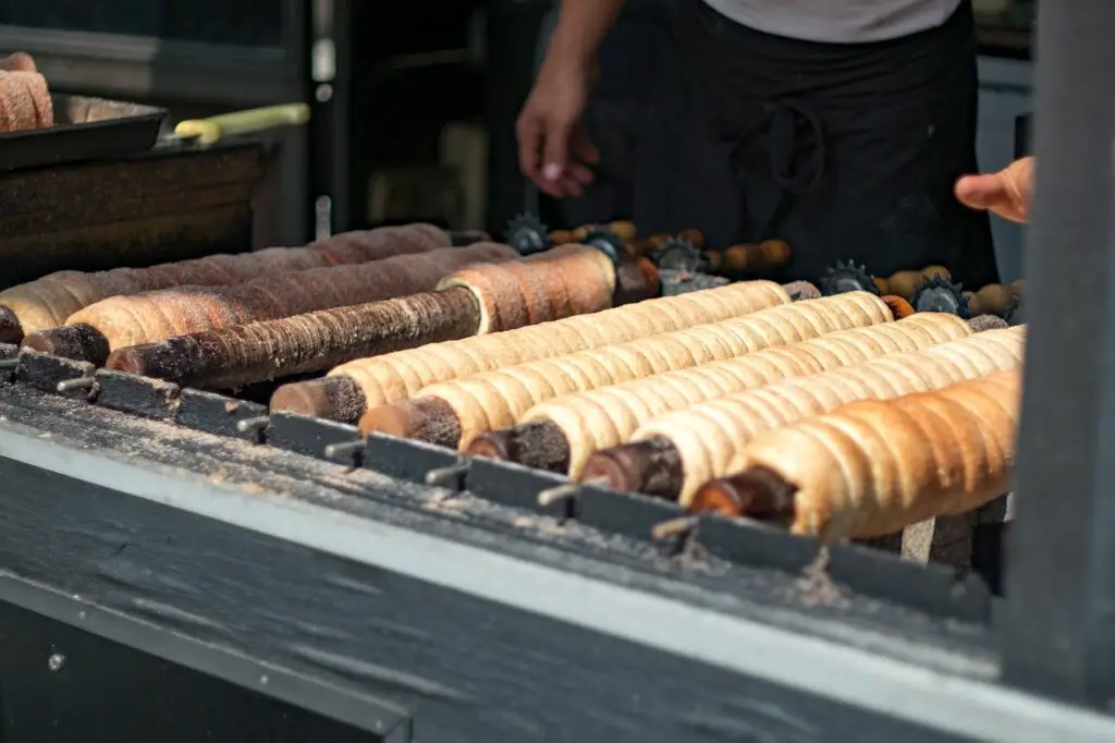 Le trdelnik en République Tchèque