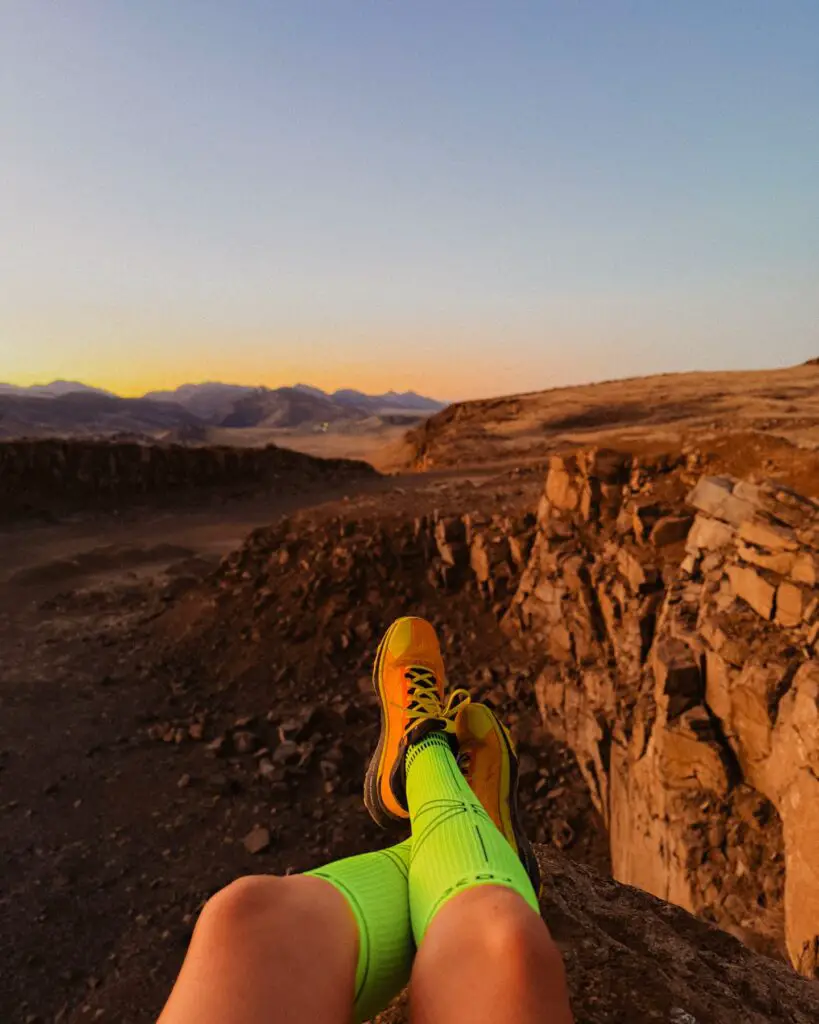 courir avec des chaussettes de compression Stox energy socks