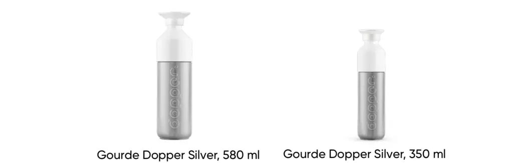gamme de gourdes réutilisables et isotherme dopper