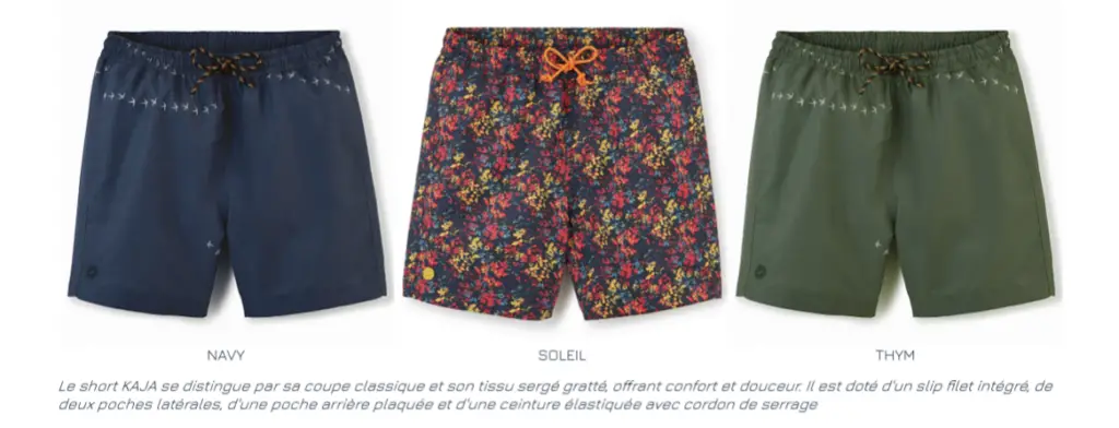 KAJA, LE SHORT DE BAIN SIGNÉ LAGOPED 100 % EUROPÉEN, 0 % PFAS