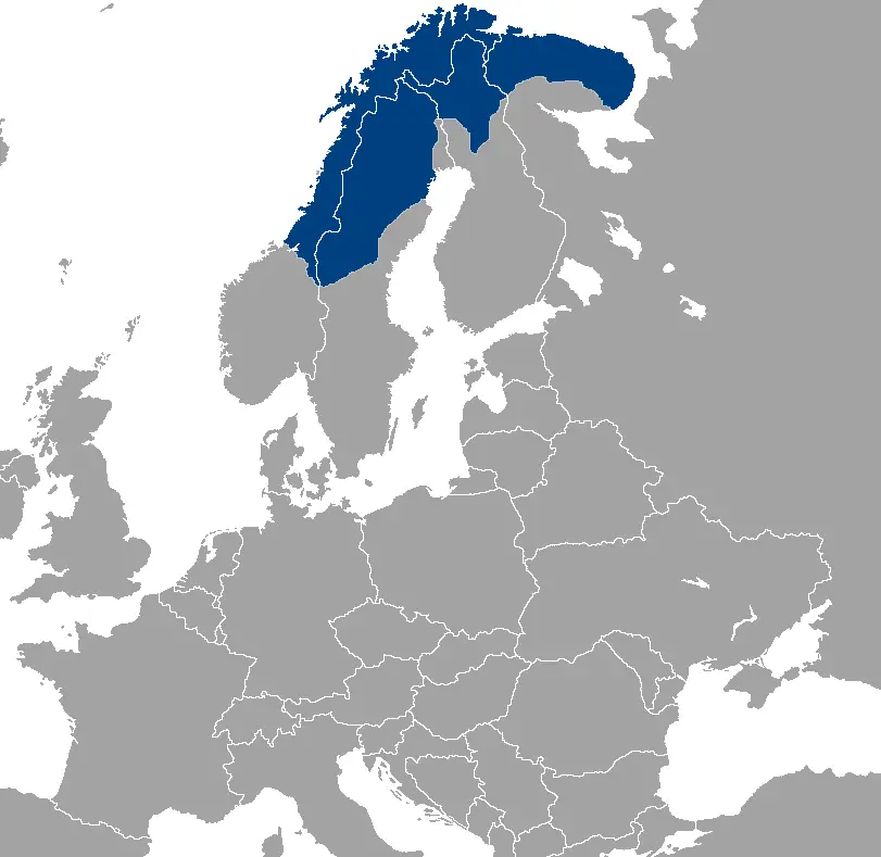 Territoire Sami en laponie