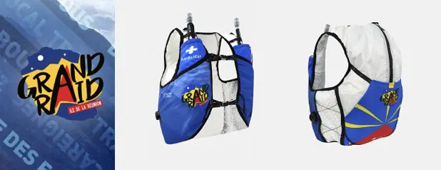 Ultralight 12 Raidlight modèle exclusif pour ceux qui souhaitent courrir aux couleurs de la Diagonale des Fous