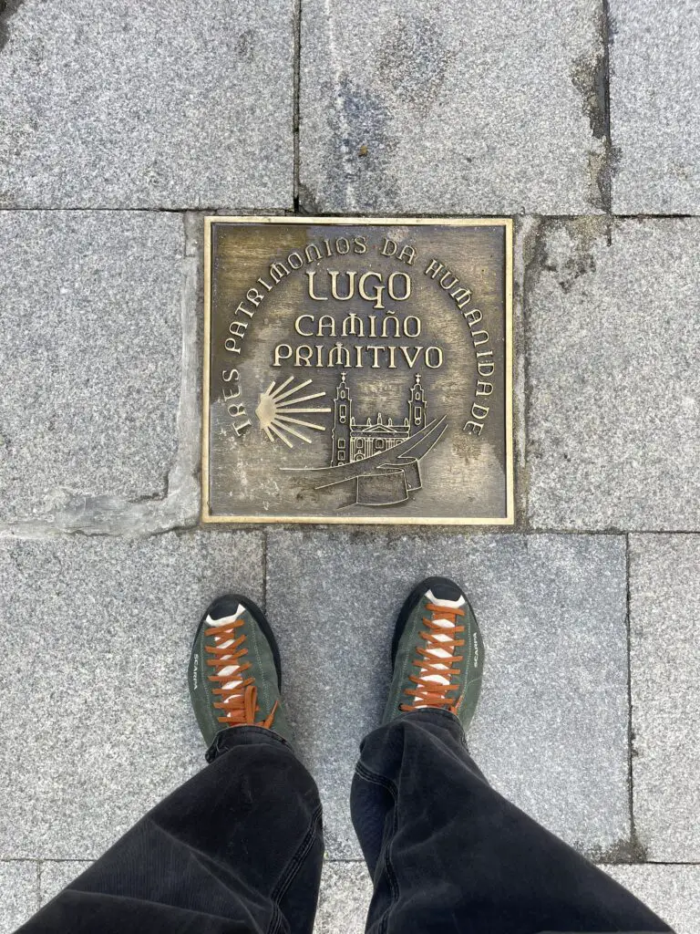 Camino del norte à Lugo Sur le chemin de saint jacques de compostelle
