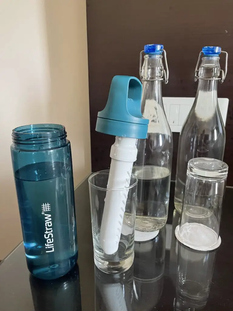 voyage en inde avec une gourde filtrante pour ne pas etre malade