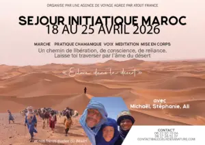 Voyage initiatique dans le désert au Maroc avec Ali KHATAR