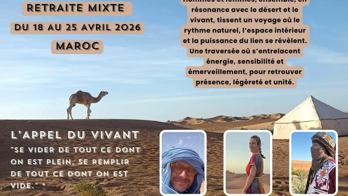 Voyage initiatique et spirituel dans le désert au Maroc avec Ali KHATAR