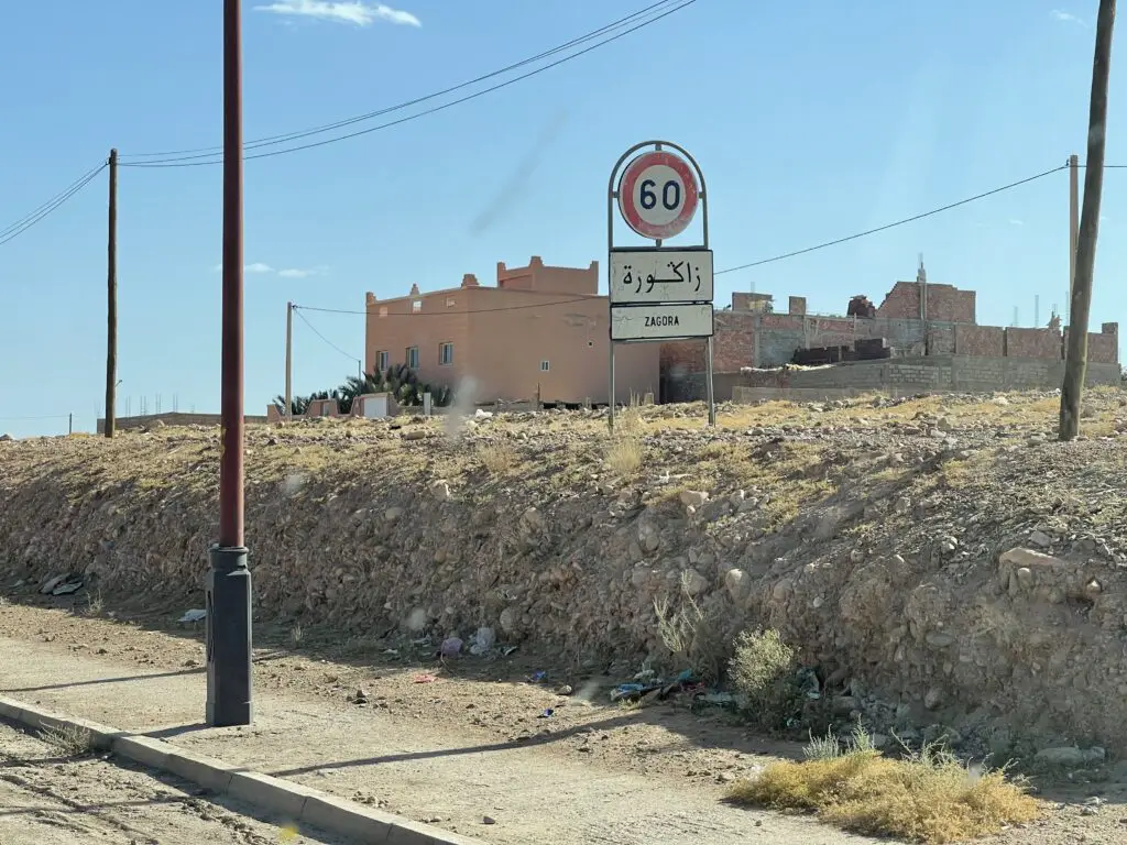 Arrivée à Zagora