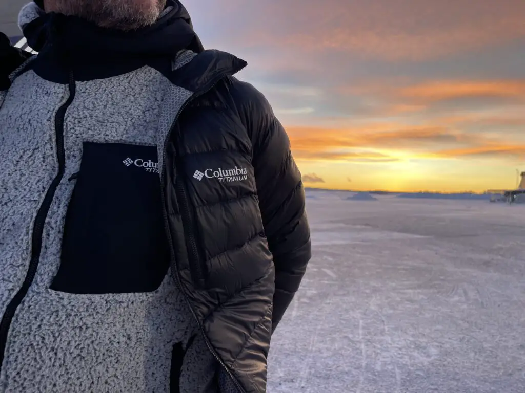 arrivée au cercle polaire à kiruna