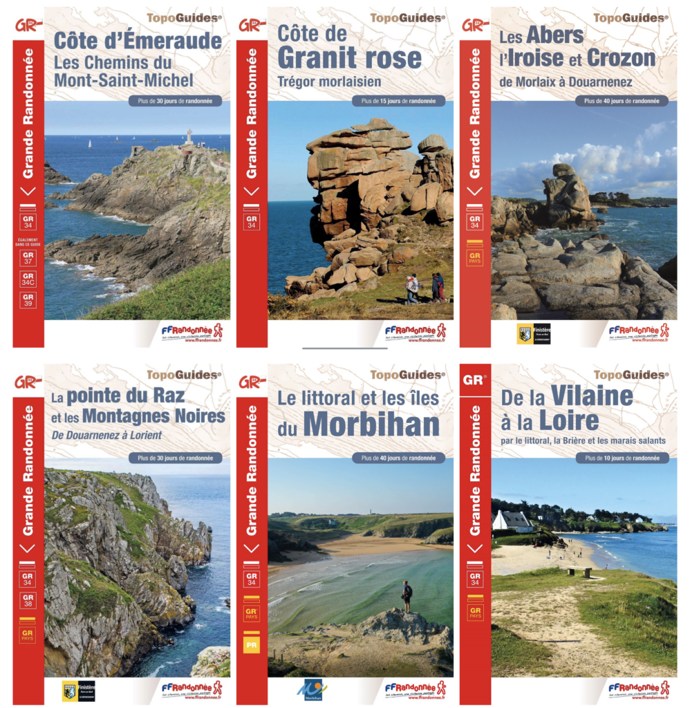 Les livres et Topoguides indispensable sur le sentier des douaniers