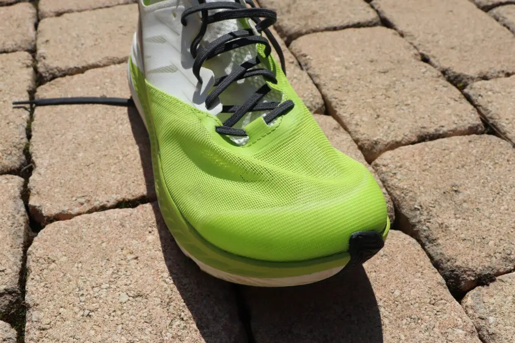 Altra Vanish Carbon 2 - focus sur la toe box