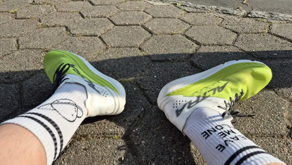 Altra Vanish Carbon 2 - sur le terrain