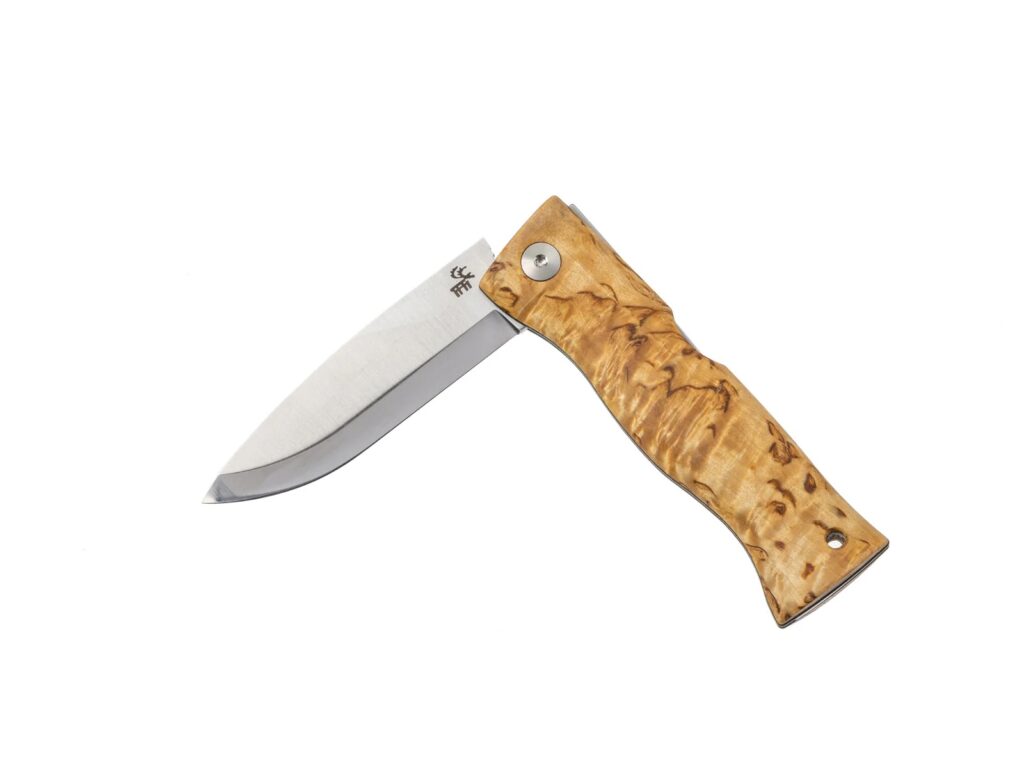 couteau scandinave Pältsa Masur Damasteel® RWL34™ karesuandokniven