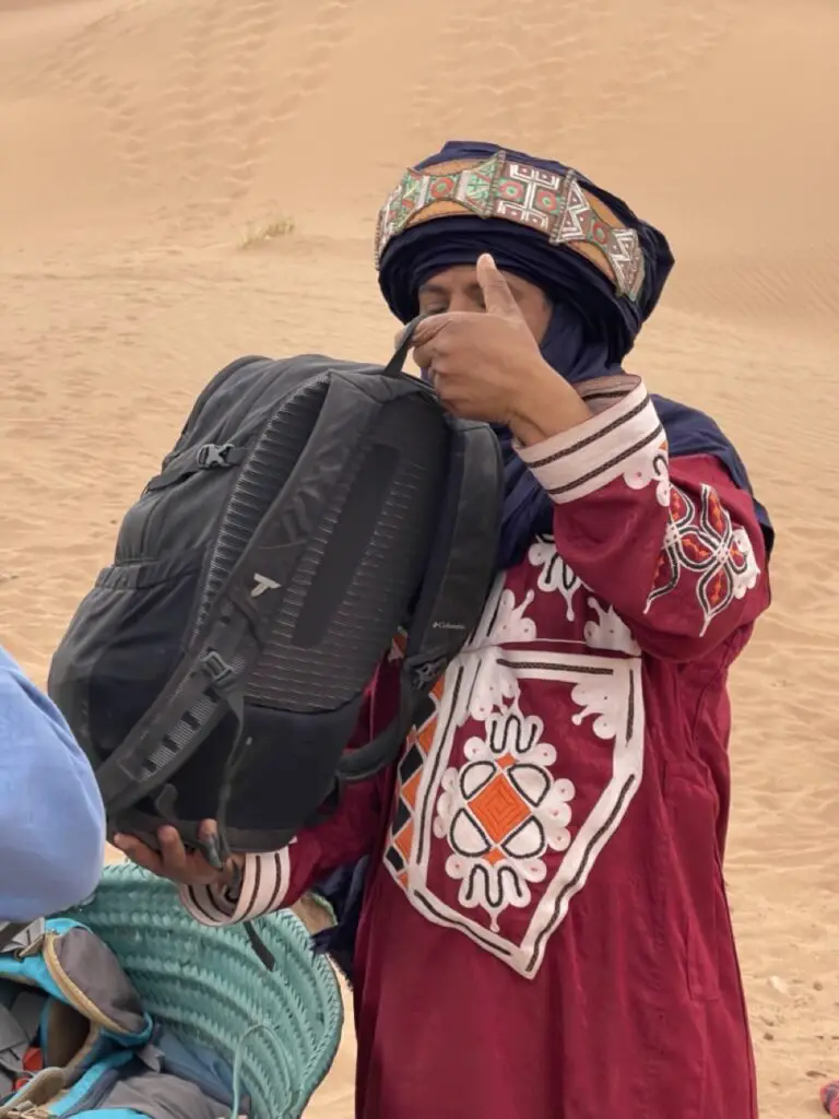 sac à dos de voyage Columbia testé dans le désert marocain