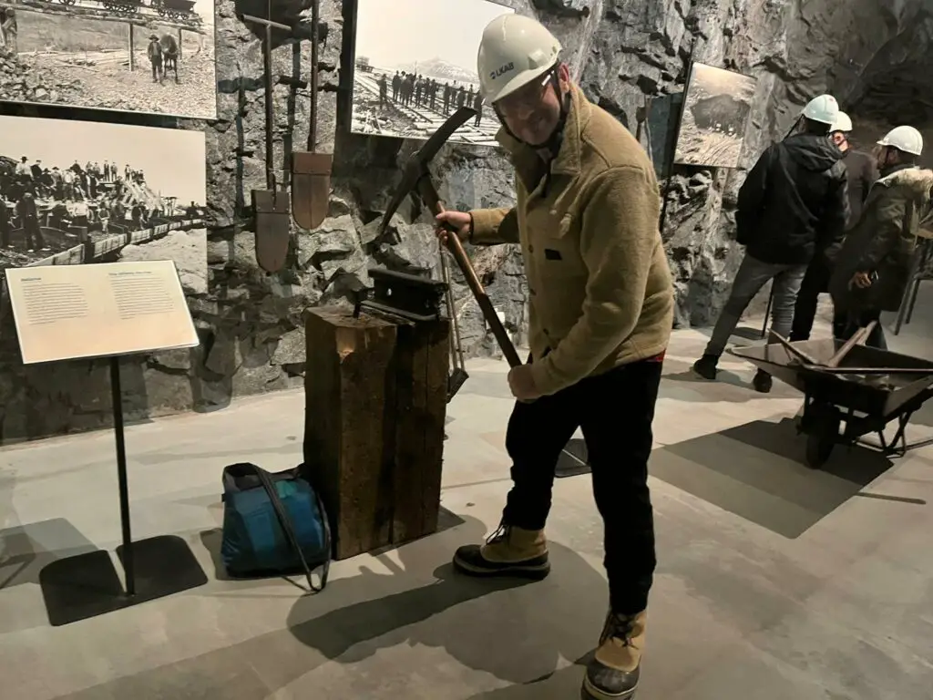 travail à la mine de kiruna