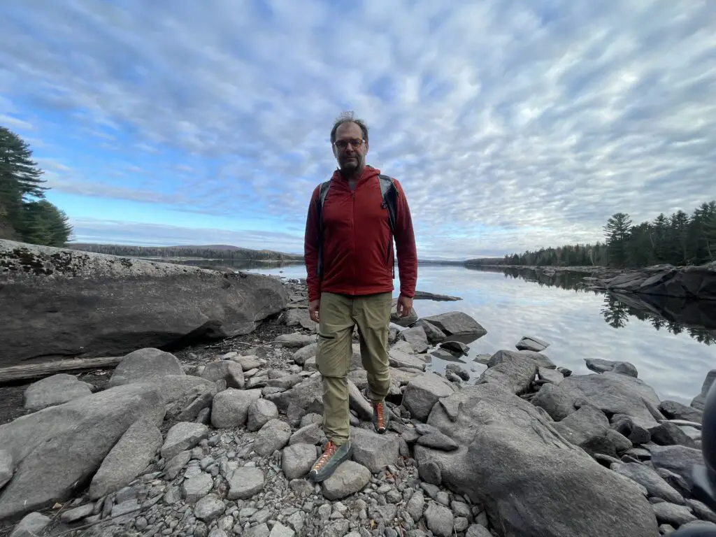 rando en automne au québec près de sherbrook