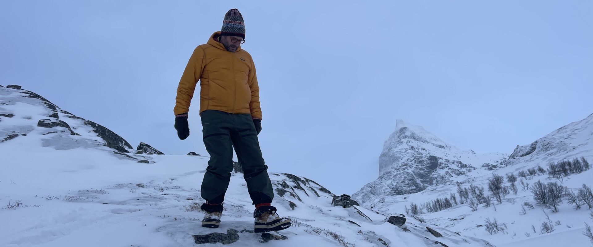 Retour terrain des bottes de neige SOREL Caribou