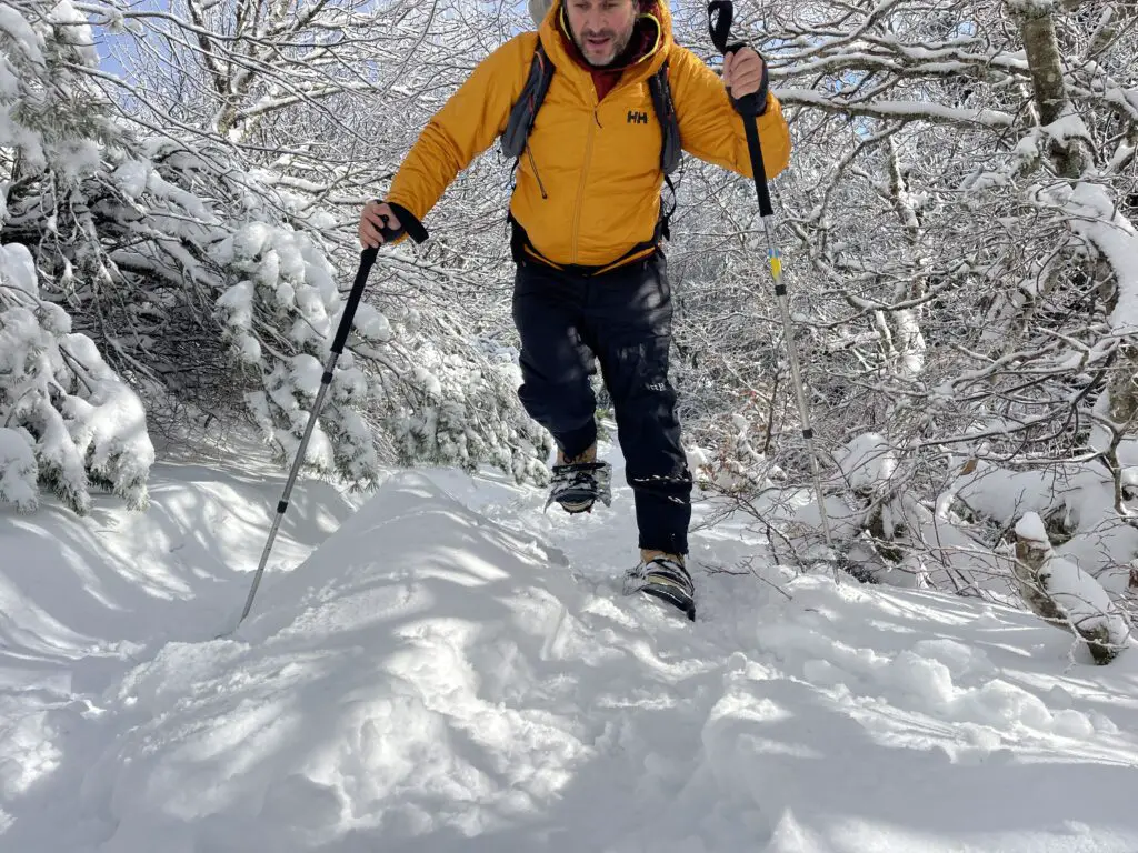 sortie raquettes à neige autour de l'observatoire du Mont aigoual