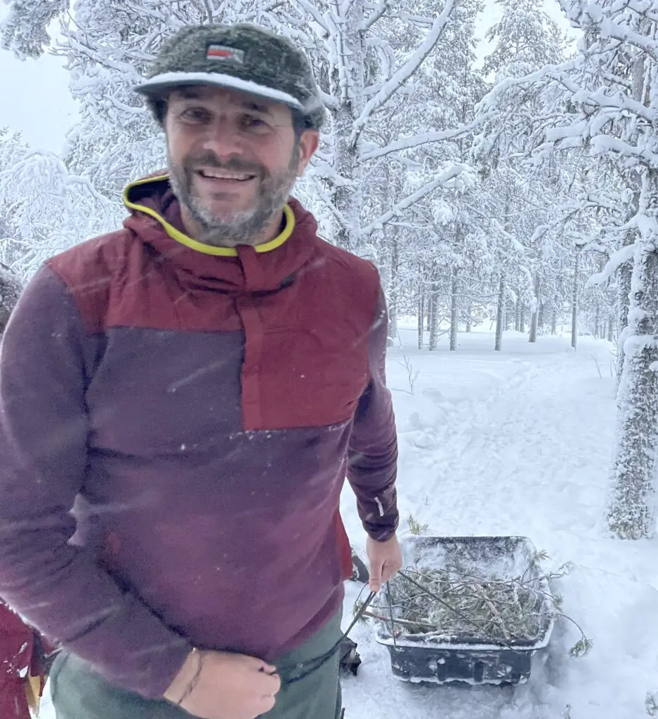 Test terrain de la polaire hoody Ortovox Fleece Plus Anorak