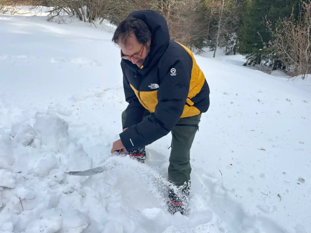 Summit Himalayan Down Parka homme The North face testé l'hiver dans le vercors