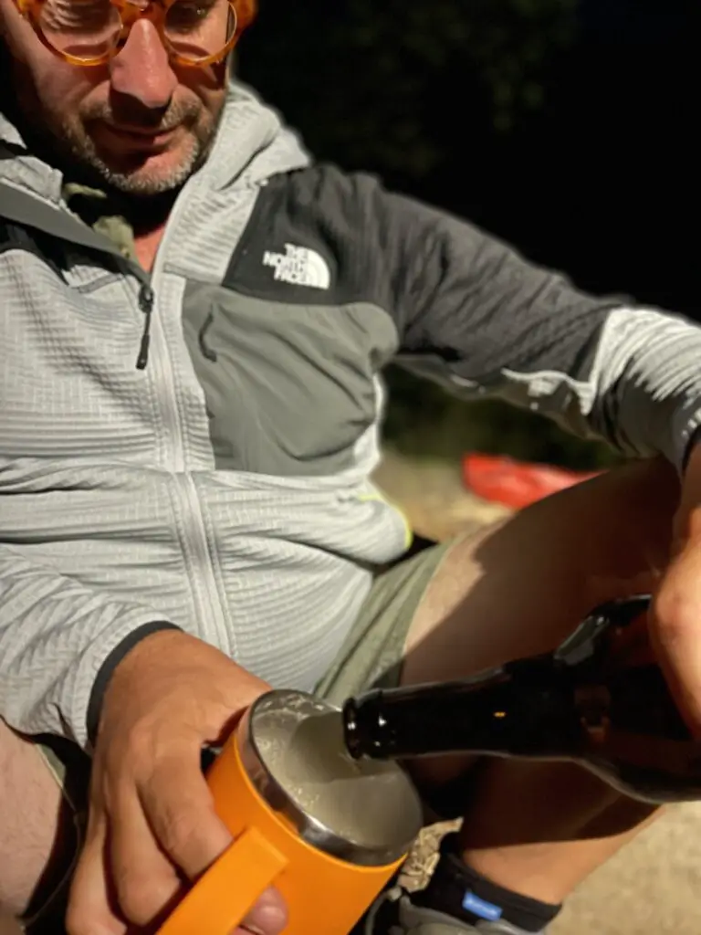 Soirée bivouac au chaud avec la polaire homme Stormgap Power Grid™ Hoodie the north face
