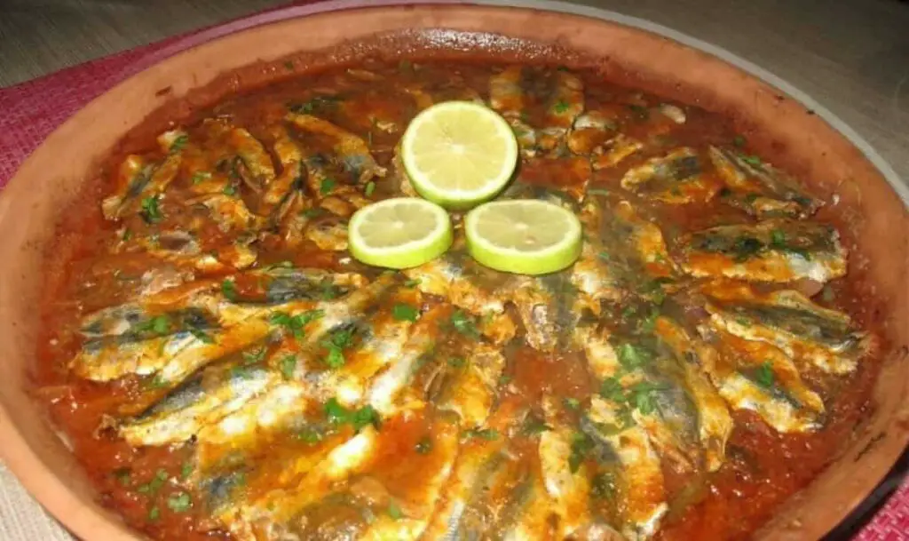 Djitha à la sardine plat traditionnel algérien