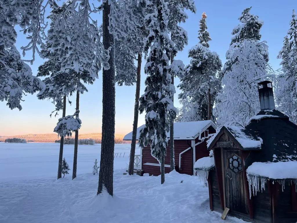Bastu ou sauna en laponie
