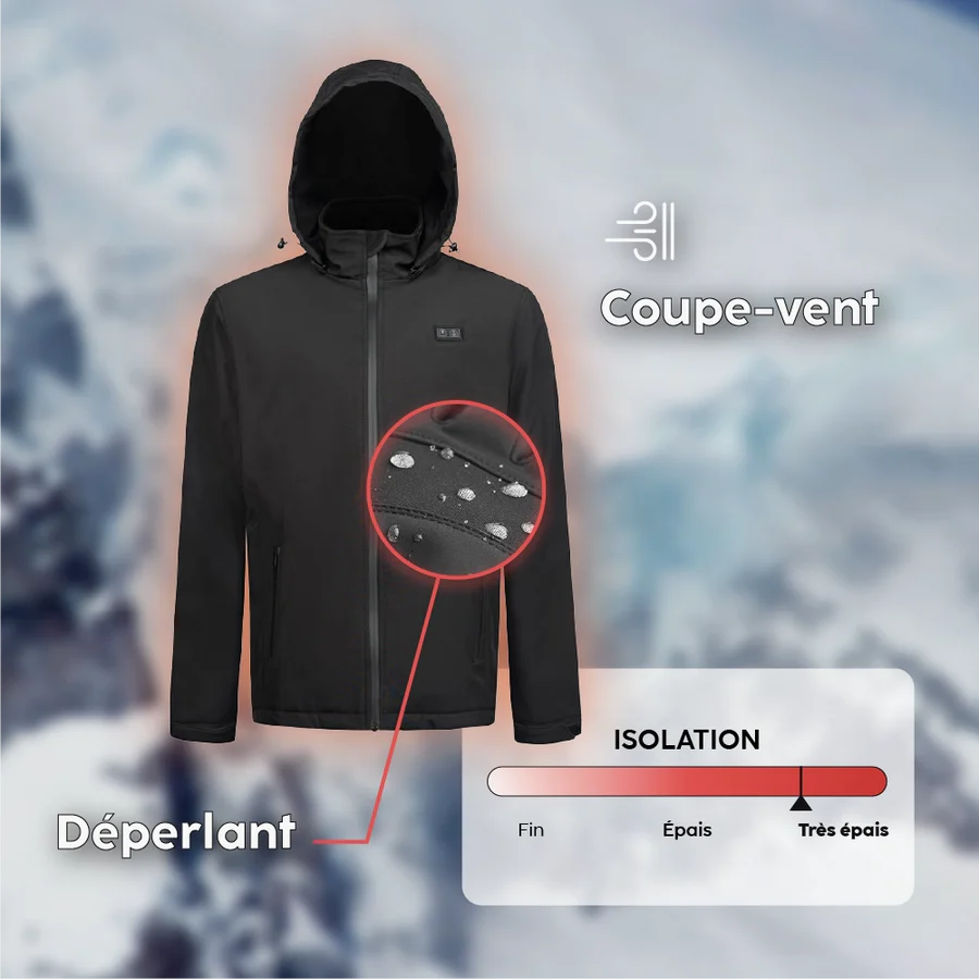 veste softshell g-heat coupe-vent
