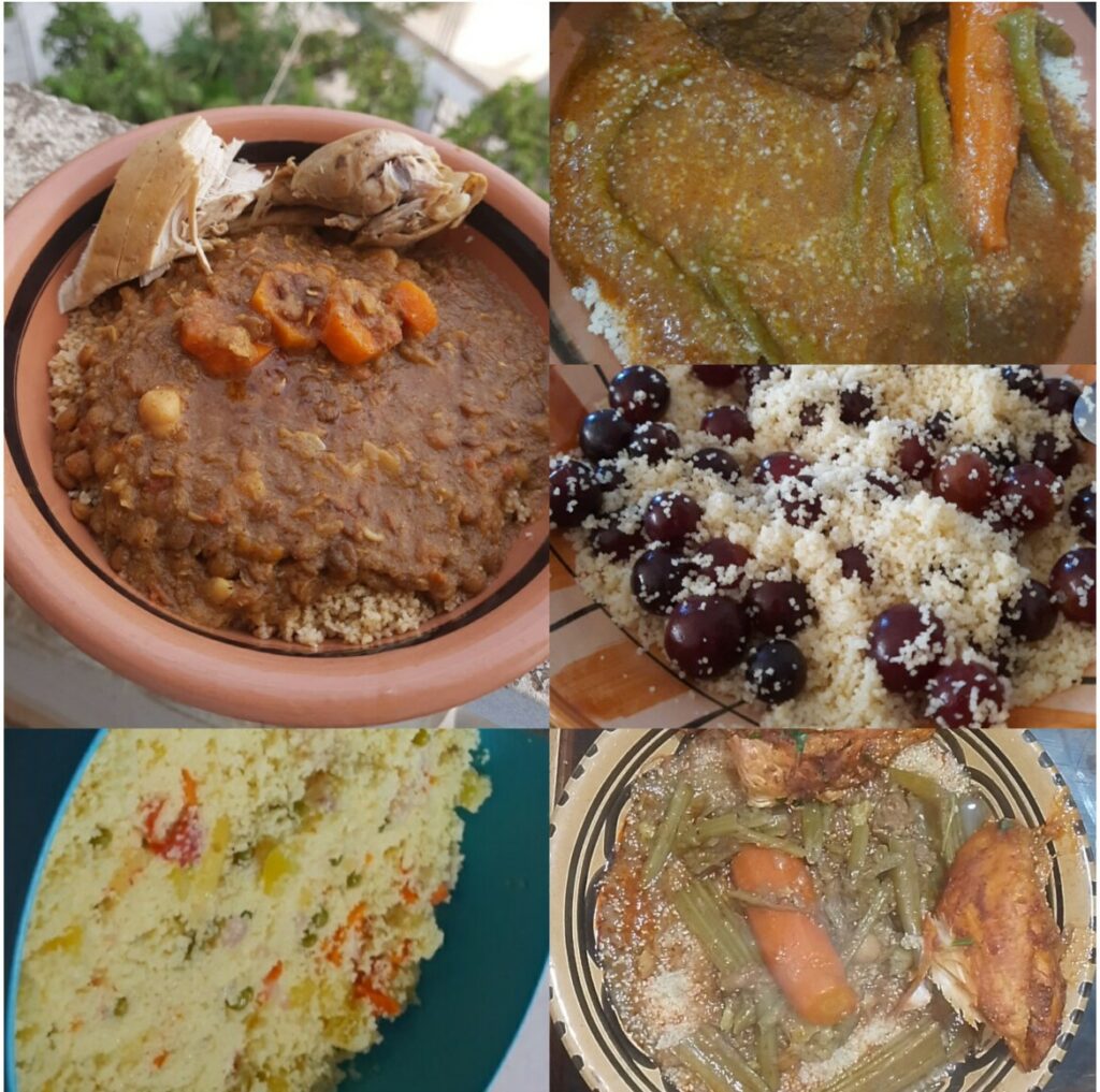 Couscous plat traditionnel algérien spécialité cuisine d Algérie
