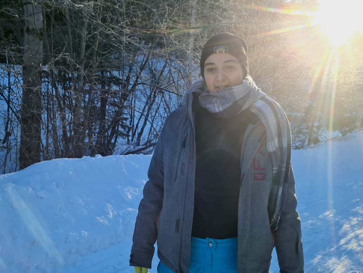 balade l'hiver avec t-shirt Seamless G-Heat