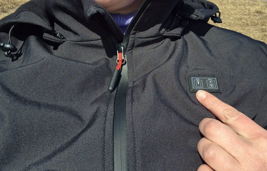 bouton veste chauffante G-HEAT