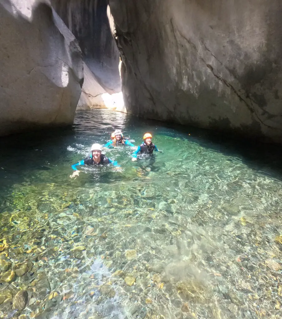 canyoning pour les débutants à la réunion