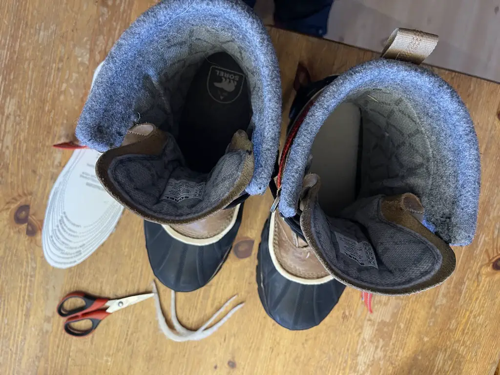 Semelle laine naturelle G heat dans chaussure Sorel